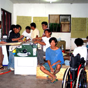 school chair production and canteen